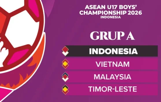 Piala AFF U-17; Timnas Indonesia Masuk Grup Neraka
