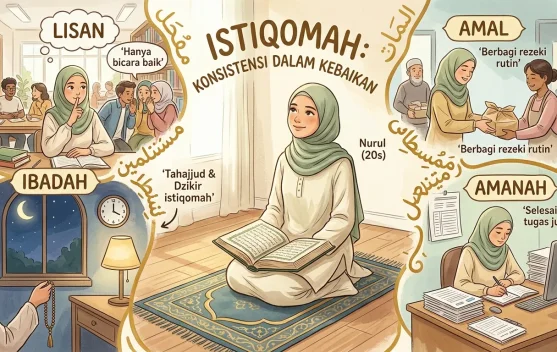 Menjaga Istiqomah Melalui Lisan, Hati, dan Anggota Badan