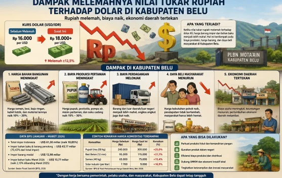 Dampak Melemahnya Nilai Tukar Rupiah terhadap Dolar di Kabupaten Belu