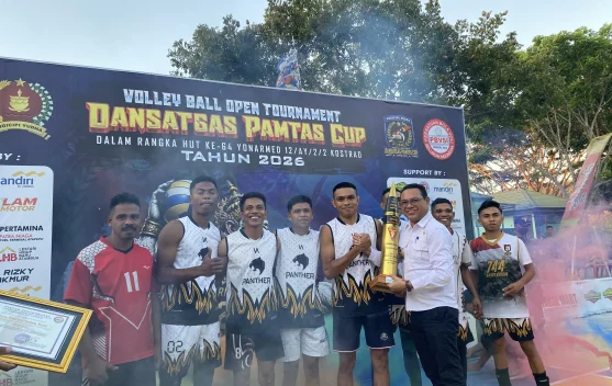 Turnament  Voli Dansatgas Cup Diapresiasi Wabup Belu, Hidupkan Turnamen Voli Batas