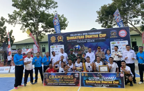 Turnamen Dansatgas Pamtas Cup Hidupkan olahraga Voli di Tapal Batas RI-RDTL