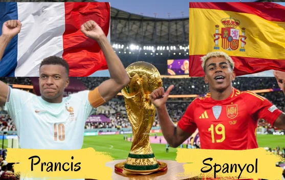 Head to Head Prancis dan Spanyol; Spanyol Sedikit Lebih Unggul