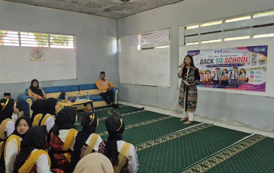Duta GenRe Belu Ajak Pelajar MTsS Al-Muthmainnah Atambua Jauhi Pergaulan Bebas