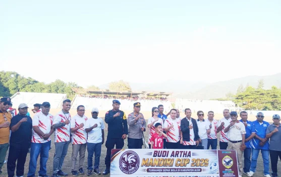 Kapolres Alor Imbau Semua Pihak Jaga Keamanan Selama Budi Artha Mandiri Cup 2026