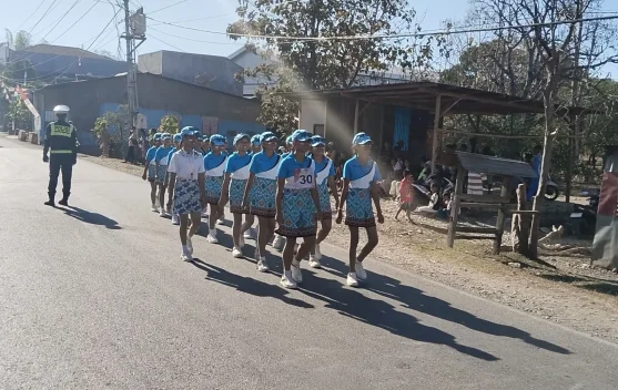 Sebanyak 89 Tim Mengikuti Lomba Gerak Jalan Delapan Kilometer di Atambua