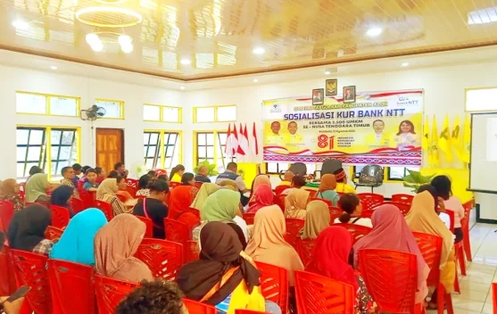 Partai Golkar Gandeng Bank NTT Sosialisasi KUR, Pendaftar di Alor Lampaui Target
