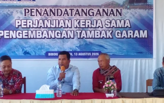PT Blue Ocean Salt dan Pemilik Lahan, Tanda Tangani PKS Pengembangan Lahan Garam
