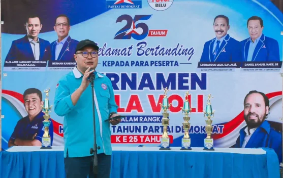 Partai Demokrat Belu Adakan Lomba Voli Demokrat Satu