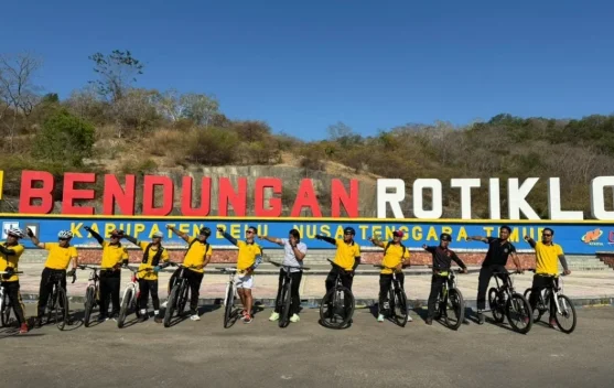 Kapolres Belu Gowes Bersama Pejabat Utama Pantau Kamtibmas