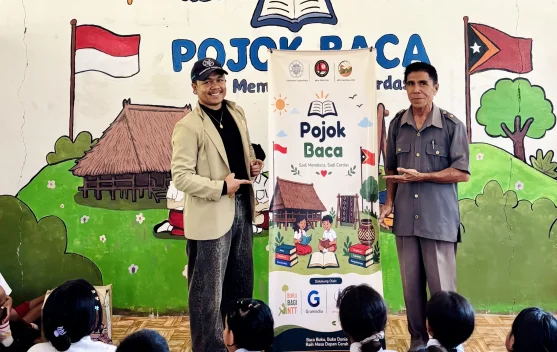Tim KKN-PPM UGM Hadirkan Pojok Baca di SDK Sadi