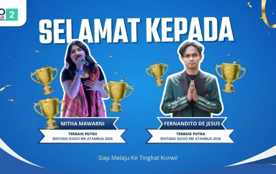Fernandito dan Mitha keluar sebagai Terbaik Putra dan Putri Lomba Bintang Radio