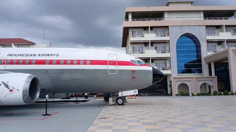 Mock-up Pesawat Boing di Asrama Haji Embarkasi Aceh Diresmikan