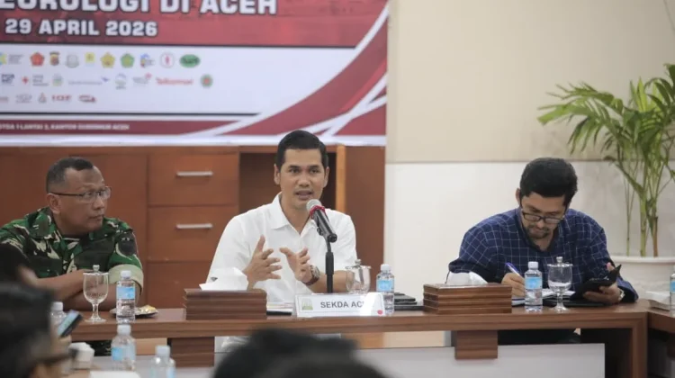 Sekda Aceh Minta Huntara dan Stok Logistik Harus Siap sebelum Ramadan