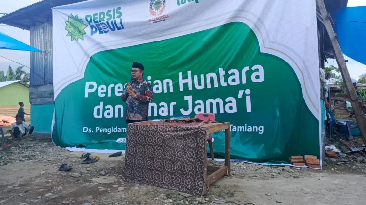 Persatuan Islam Bantu Pembangunan Huntara Bagi Korban Bencana