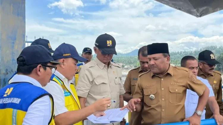 Kementrian PU Percepat Perbaikan Bendungan Pante Lhong Bireuen