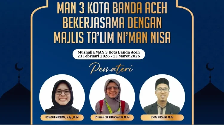 MAN 3 Banda Aceh Laksanakan Kajian Ramadan