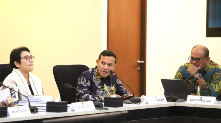 Hadiri Rapat Satgas, Wagub Fadhlullah Tekankan Efektivitas Rehab-Rekon