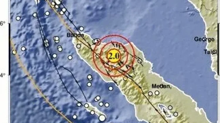 Gempa Magnitudo 2,0 Guncang Bener Meriah Dini Hari
