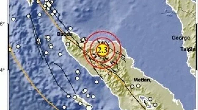 Gempa Magnitudo 2,3 Guncang Bener Meriah