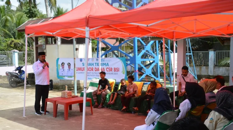 Program GENTING Hadirkan Sumur Bor di Pidie Jaya