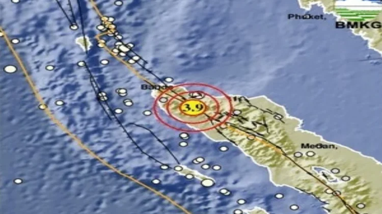 Gempa Bumi 3.9 Magnitudo Guncang Pidie Jaya