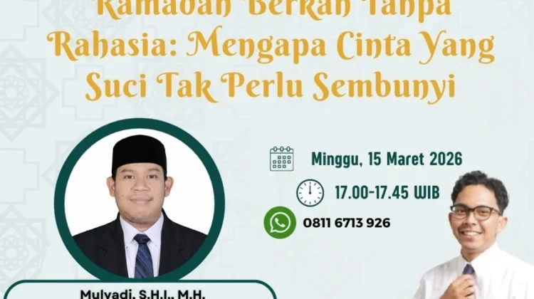 Ramadhan Ajarkan Cinta Suci lewat Jalur Taaruf