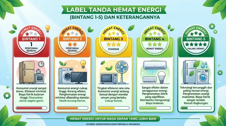 Kenali Label Hemat Energi sebelum Membeli Peralatan Elektronik