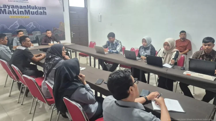 Kemenkum Aceh Bekali Pelatihan Layanan Publik Bagi Pegawai