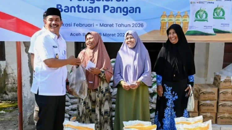 Sebanyak 62.118 Warga Aceh Besar Terima Bantuan Pangan
