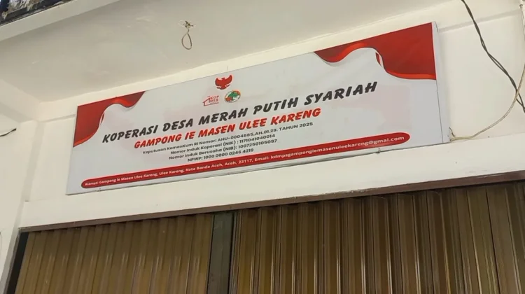 Koperasi Merah Putih Ie Masen Tunggu Kucuran Dana Modal Gerai
