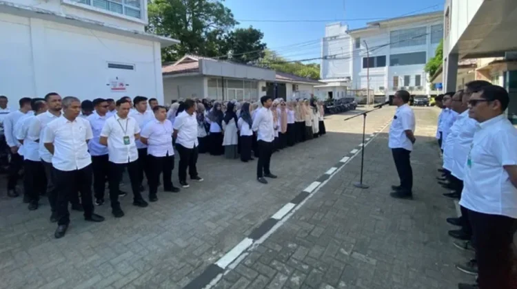 RSUD Meuraxa Gelar Apel Perdana Pasca Idulfitri