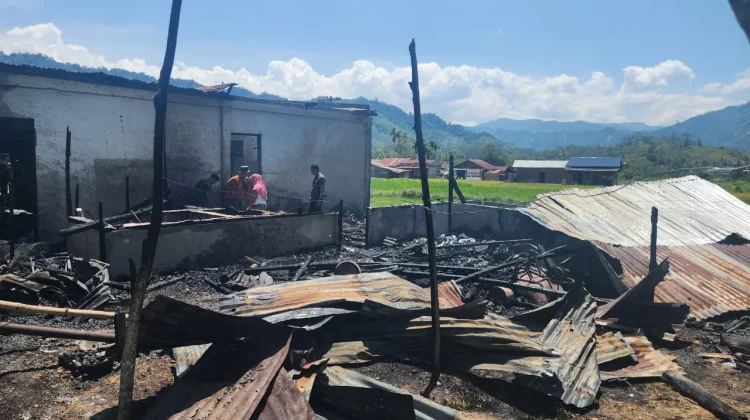 Tiga Rumah di Aceh Tengah Ludes Terbakar