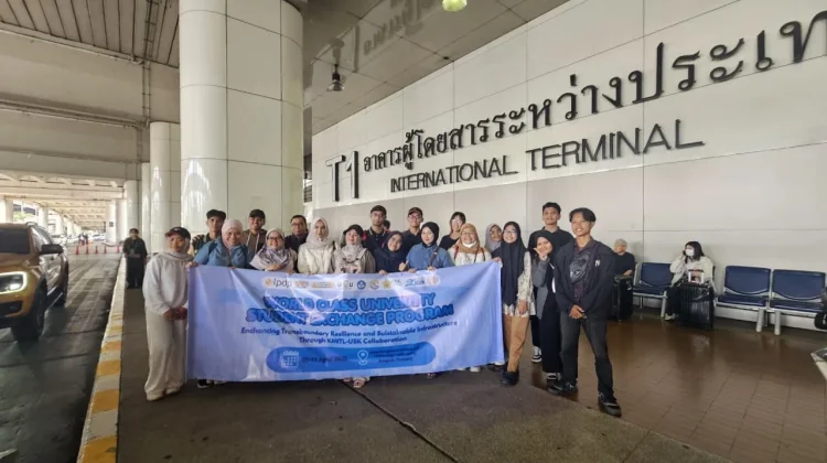 15 Mahasiswa USK Mulai Program Pertukaran Pelajar di Thailand