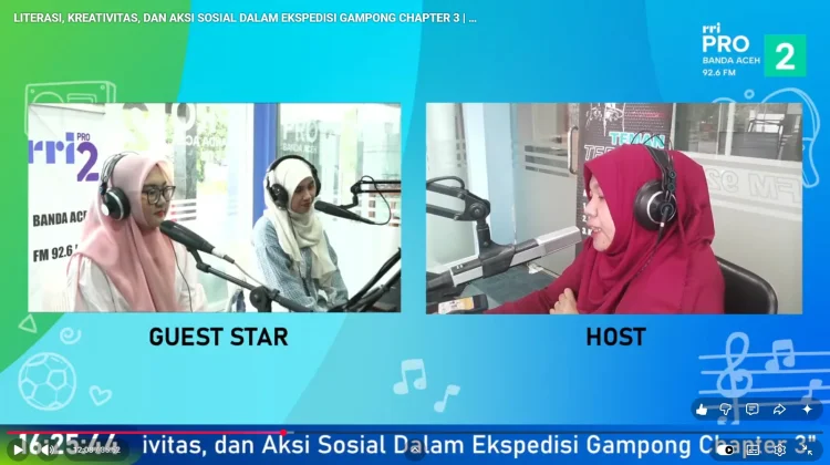 Ekspedisi Gampong Dorong Literasi dan Kreativitas Anak Desa