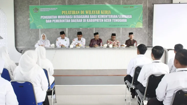 Dorong Kerukunan Umat, BDK Aceh Gelar Pelatihan Penguatan Moderasi Beragama di Ace