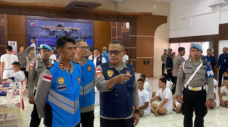 Kapolda Aceh Tinjau Langsung Pemeriksaan Kesehatan Tahap I CATAR AKPOL 2026