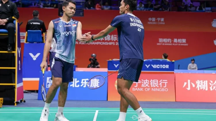 Tumbangkan Wakil Tuan Rumah, Fajar/Fikri Melaju Perempat Final BAC