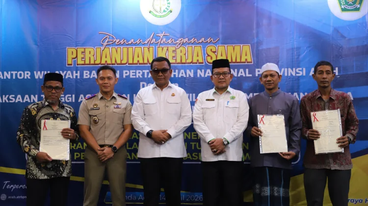 Sebanyak 4.281 Bidang Tanah Wakaf di Aceh Belum Miliki Kepastian Hukum