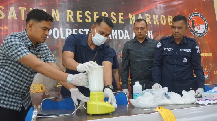 Sabu Hasil Tangkapan di Bandara SIM Dimusnahkan, Pelaku Diancam Hukuman Mati