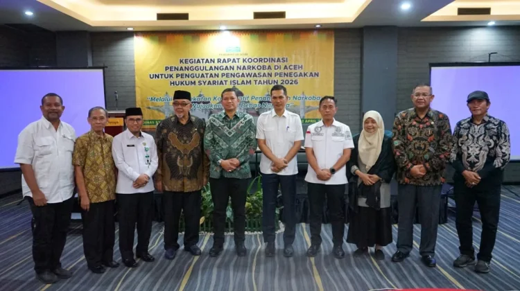 Sekda Aceh Buka Rakor Penanggulangan Narkoba 2026