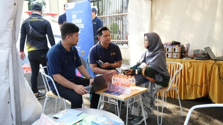 Pengunjung CFD Antusias Konsultasi KI pada Kemenkum Aceh