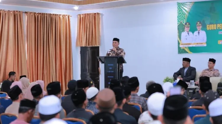 Bupati Aceh Besar Ajak Guru Program Beut Kitab Bak Sikula Serius Ikuti Bimtek