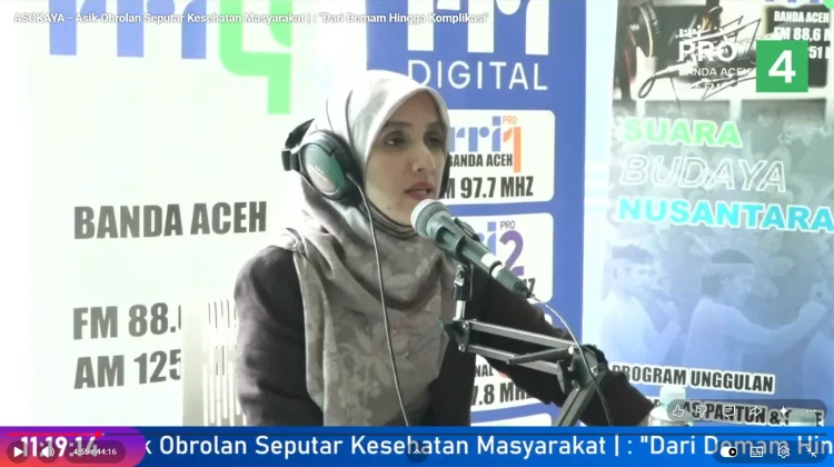 RRI Banda Aceh Angkat Edukasi Campak, Luruskan Mitos Perawatan Anak