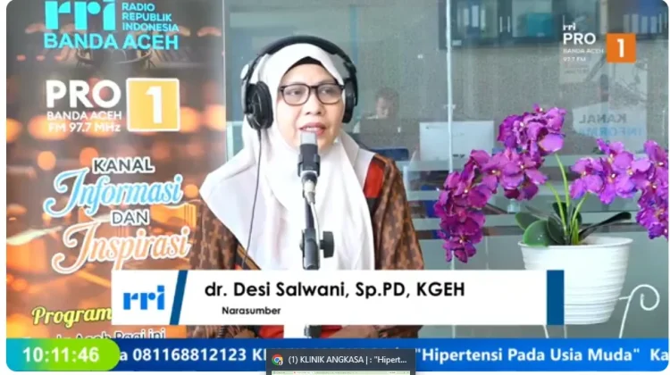 Hipertensi pada Usia Muda Dipengaruhi Gaya Hidup Modern