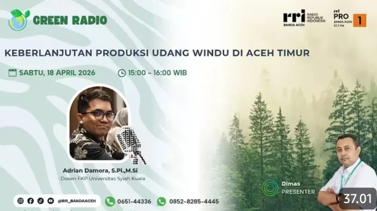 Udang Windu atau Penaeus Monodon Masih jadi Komoditas Unggulan Aceh Timur.