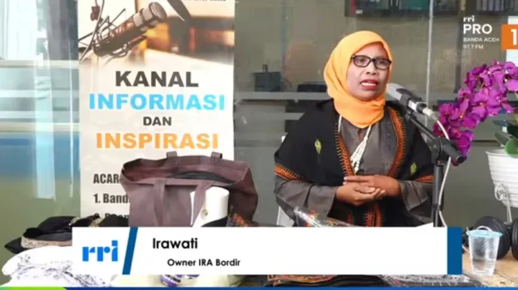 Perjalanan Irawati Bertahan Merawat Tradisi Bordir Tangan Khas Aceh