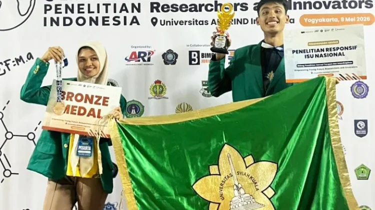 Mahasiswa Ilmu Tanah USK Sebet Medali Perunggu di Yogyakarta