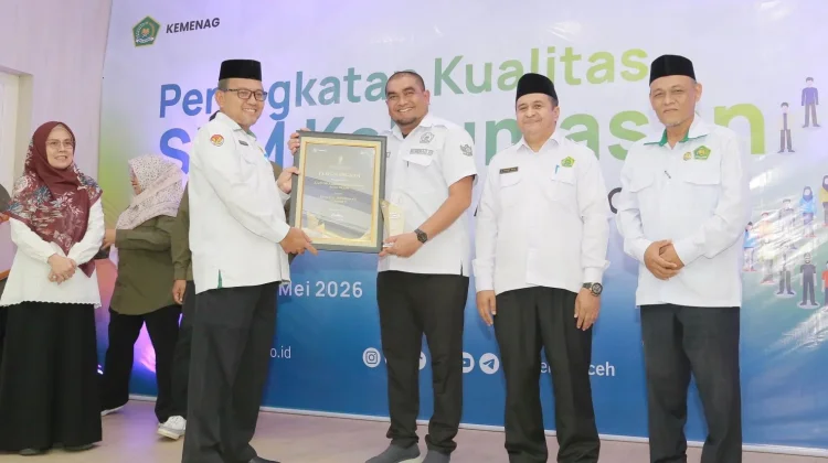 Kemenag Aceh Besar Sabet Dua Penghargaan Tarbaik I Anugerah KHA 2026