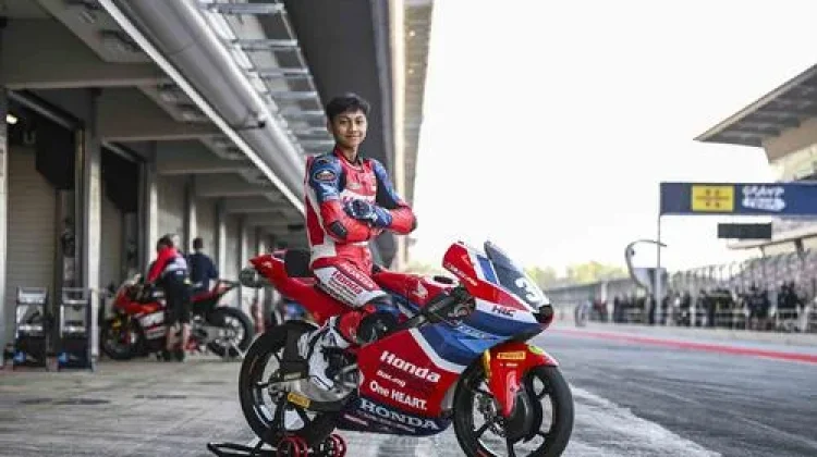 M. Kiandra Ramadhipa Siap Ukir Sejarah di Moto3 Junior World Championship 2026
