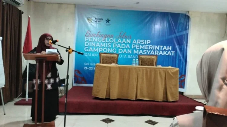 Dispersip Banda Aceh Gelar Bimtek Kearsipan bagi Pengelola Arsip Gampong